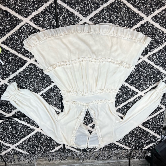 Deep V-neck Fit&Flare Dress (NWOT) Meduim - Picture 3 of 12